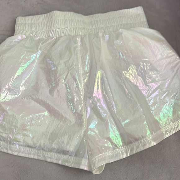 🟢 New K Swiss Iridescent White Shorts Eleven Venus Williams S Lined - Picture 8 of 9
